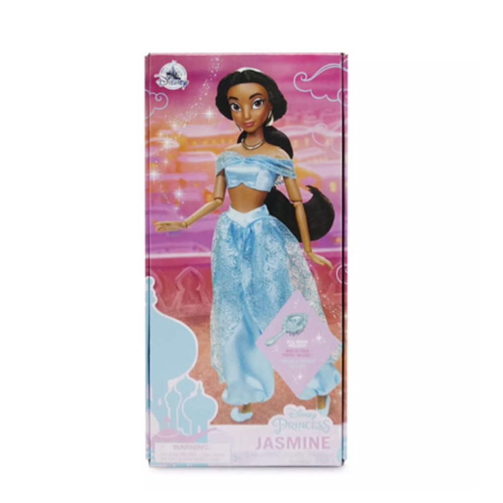 NWT Disney Princess Aladdin Jasmine Classic Doll with Brush